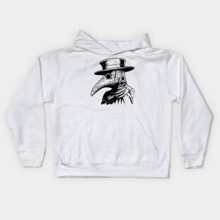 Dr. Plague (Black) Kids Hoodie