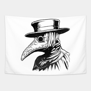 Dr. Plague (Black) Tapestry