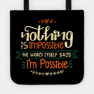 Funny Motivational Tote