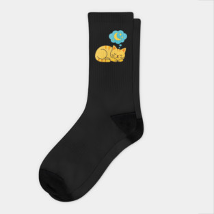 cat Dreaming Socks