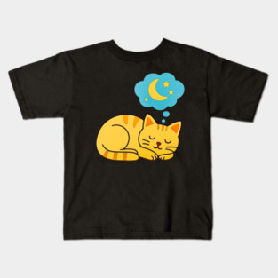 cat Dreaming Kids T-Shirt