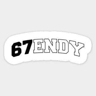 Six Seven 67ENDY, fun collegiate look, 6 7 meme Magnet