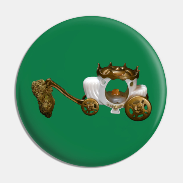 Carriage - Weed Design Pin by MrGreenGenes420
