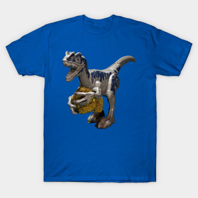Dinosaur with Weed - Weed Design T-Shirt by MrGreenGenes420