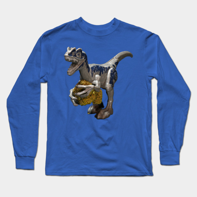 Dinosaur with Weed - Weed Design Long Sleeve T-Shirt by MrGreenGenes420
