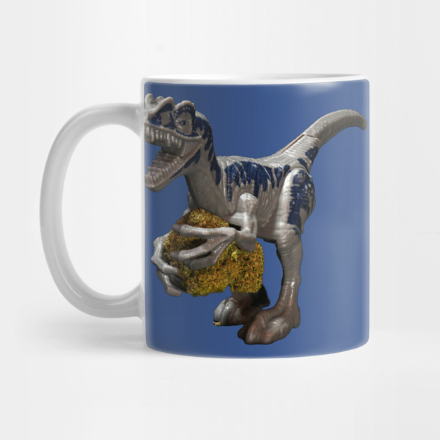 Dinosaur with Weed - Weed Design by MrGreenGenes420