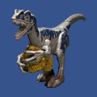 Dinosaur with Weed - Weed Design T-Shirt