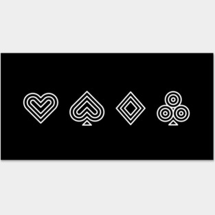 POKER CARD ICON Posters and Art