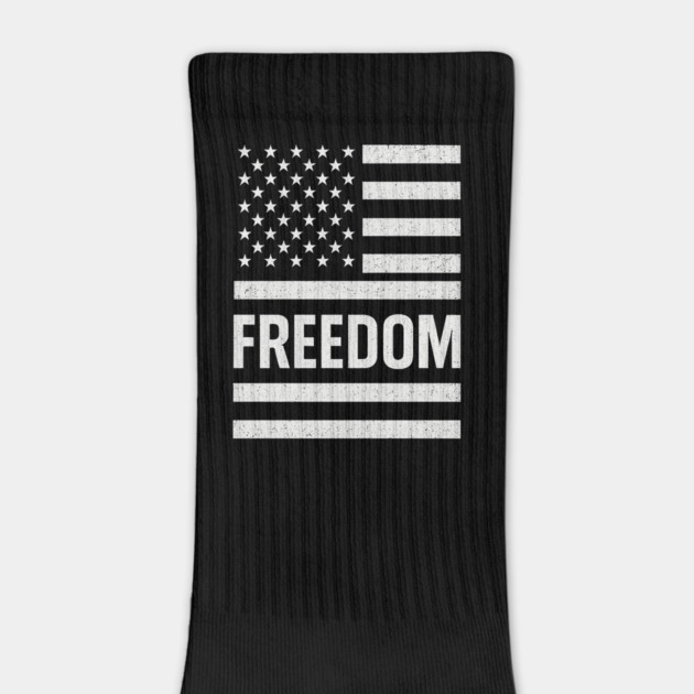 Freedom-American-Flag-Vintage-Distressed-USA-Stars-Stripes-Patriotic-Independence-Day-4th-July by ArtistTee ⭐⭐⭐⭐⭐