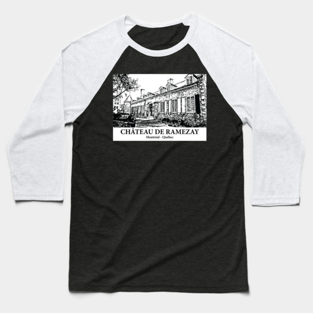 Château De Ramezay - Montréal QC Baseball T-Shirt by Lakeric