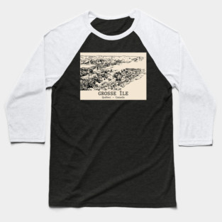 Grosse Île - Québec Baseball T-Shirt