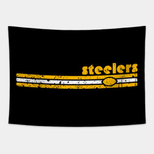 Steelers 70s Stripe Tapestry