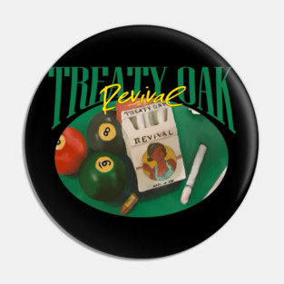 Vintage Classic Green Frame With Typography Pin