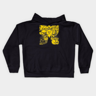Deer With Sun Kids Hoodie