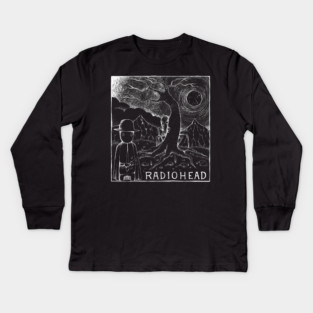 Radiohead Moon Design Kids Long Sleeve T-Shirt