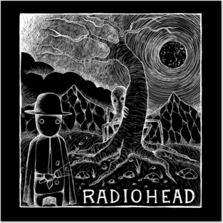 Radiohead Moon Design Posters and Art