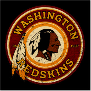 Washington redskins vintage Posters and Art