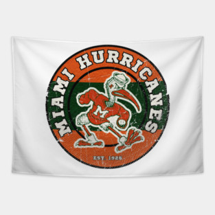 Miami hurricanes vintage Tapestry