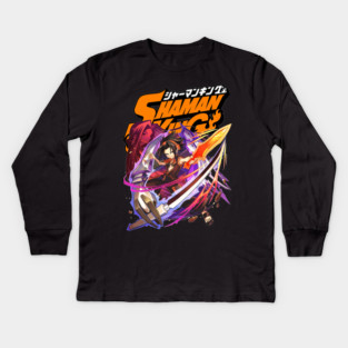 Shaman King - Yoh Asakura Spirit Sword Kids Long Sleeve T-Shirt