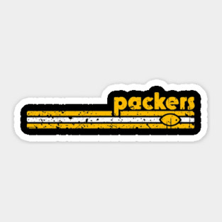 Packers 70S Stripe Sticker