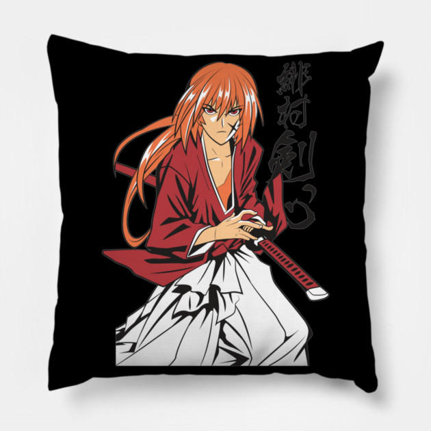 Kenshin Battle Stance – Rurouni Kenshin Pillow by Otaku Vibes