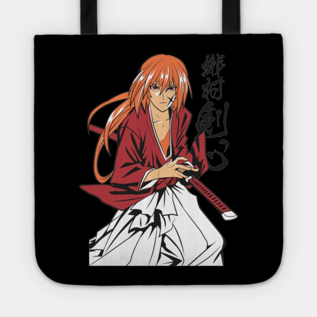 Kenshin Battle Stance – Rurouni Kenshin Tote by Otaku Vibes