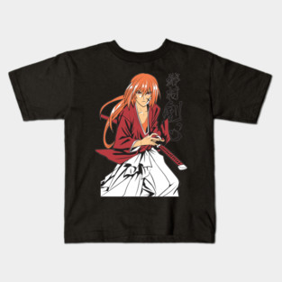 Kenshin Battle Stance – Rurouni Kenshin Kids T-Shirt