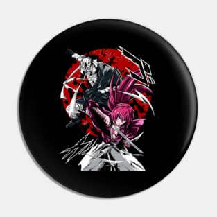 Kenshin Himura vs Shishio - Rurouni Kenshin Cool Art Pin
