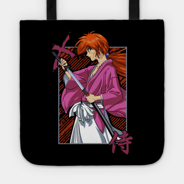 Rurouni Kenshin - Kenshin Himura Samurai Tote by Otaku Vibes