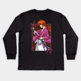 Rurouni Kenshin - Kenshin Himura Samurai Kids Long Sleeve T-Shirt
