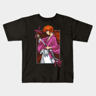 Rurouni Kenshin - Kenshin Himura Samurai Kids T-Shirt