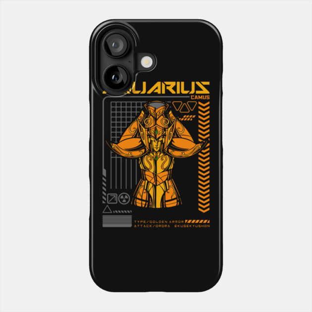 Aquarius Camus Saint Seiya Sci Fi Style Phone Case by Otaku Vibes