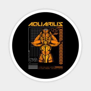 Aquarius Camus Saint Seiya Sci Fi Style Magnet