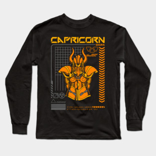 Capricorn Shura Saint Seiya Futuristic Armor Long Sleeve T-Shirt