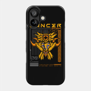 Cancer Deathmask Saint Seiya Futuristic Armor Phone Case
