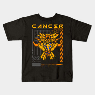 Cancer Deathmask Saint Seiya Futuristic Armor Kids T-Shirt