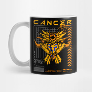 Cancer Deathmask Saint Seiya Futuristic Armor Mug