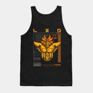 Leo Aiolia Saint Seiya Futuristic Armor Tank Top