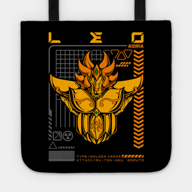 Leo Aiolia Saint Seiya Futuristic Armor Tote by Otaku Vibes