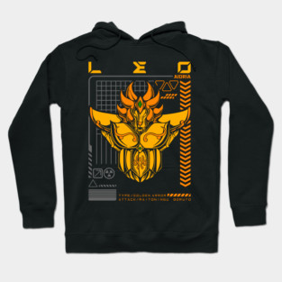 Leo Aiolia Saint Seiya Futuristic Armor Hoodie