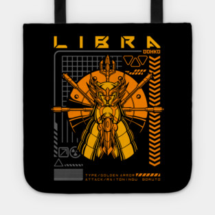 Libra Dohko Saint Seiya Futuristic Armor Tote