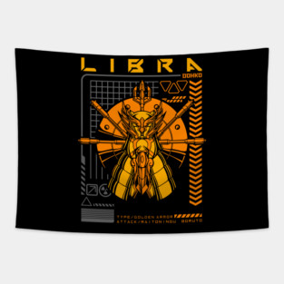 Libra Dohko Saint Seiya Futuristic Armor Tapestry