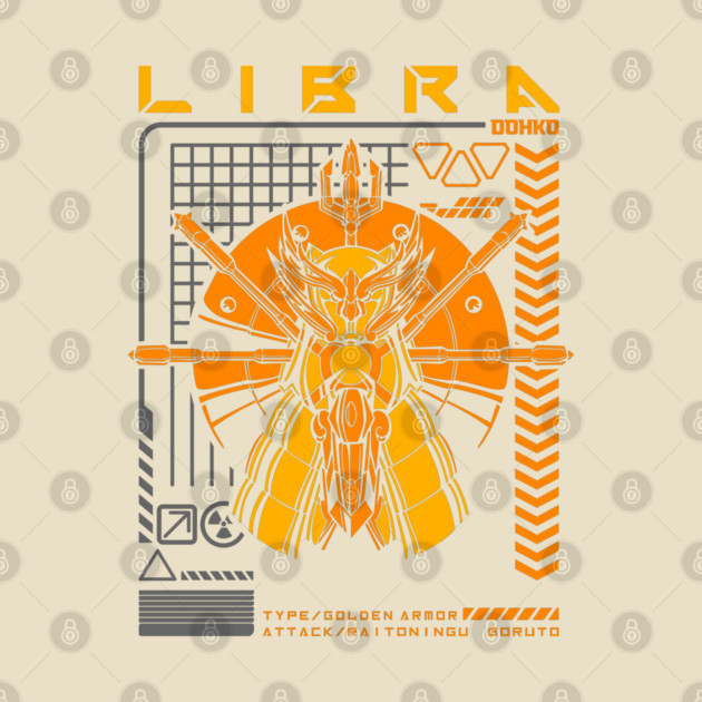 Libra Dohko Saint Seiya Futuristic Armor by Otaku Vibes