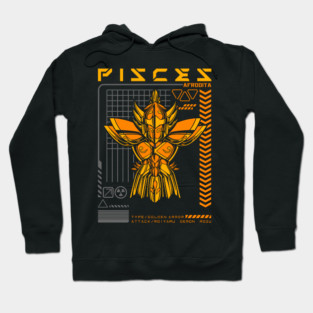 Pisces Aphrodite Saint Seiya Futuristic Armor Hoodie