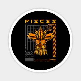 Pisces Aphrodite Saint Seiya Futuristic Armor Magnet