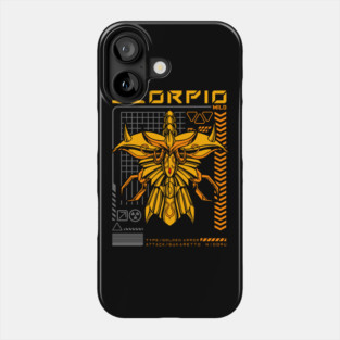 Scorpio Milo Saint Seiya Futuristic Armor Phone Case