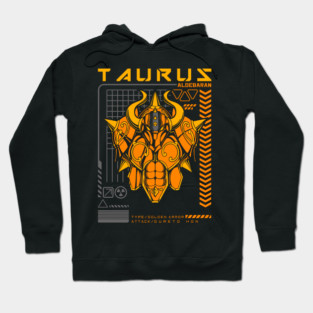 Taurus Aldebaran Saint Seiya Futuristic Armor Hoodie