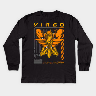 Virgo Shaka Saint Seiya Futuristic Armor Kids Long Sleeve T-Shirt