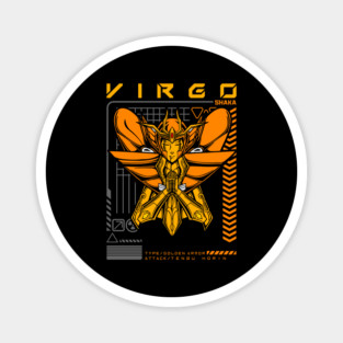 Virgo Shaka Saint Seiya Futuristic Armor Magnet