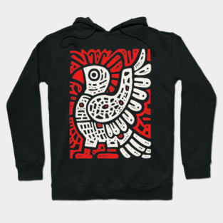 Psychedelic Tribal Eagle Hoodie